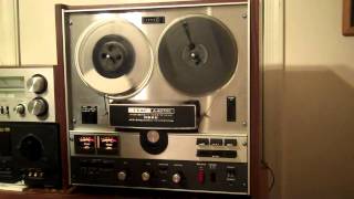 TEAC A4070G Reel to Reel Tape DeckRecorder serviced and working Rare model ZCUCKOO [upl. by Odiug]