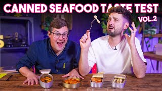 Canned Seafood Taste Test Vol2  Sorted Food [upl. by Alard479]