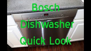 Bosch Ascenta Dishwasher Quick Look at it [upl. by Nellie150]