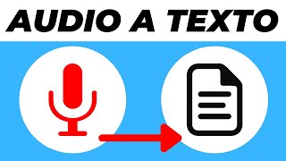 Cómo TRANSCRIBIR un AUDIO a TEXTO GRATIS 2024 Convertir de Audio a Texto [upl. by Eimmit941]