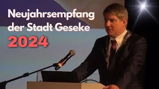 Neujahrsempfang der Stadt Geseke 2024 [upl. by Notniw]