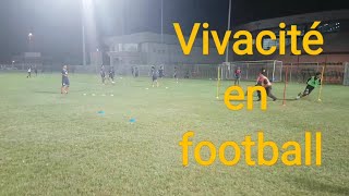 Vivacité vitesse avec ballon en football [upl. by Meredithe133]