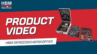 HBM 599delige gereedschapskoffer gereedschapstrolley  Productvideo [upl. by Plafker]