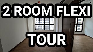 2 Room Flexi BTO Pre Renovation Tour in Tengah Estate [upl. by Marnia461]