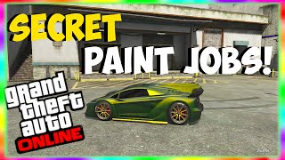 GTA 5 Paint Jobs Best Rare Paint Jobs Online Candy KickAss amp MORE quotGTA 5 Secret Paint Jobsquot [upl. by Yorgo]