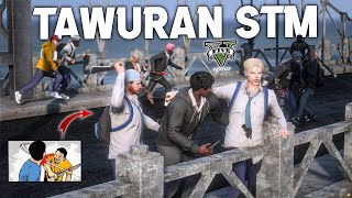 BAHAYA TAWURAN TRAGEDI 15 MEI JEMBATAN BERDARAH BERUJUNG KEMATIAN  GTA 5 ROLEPLAY [upl. by Hsiekal]