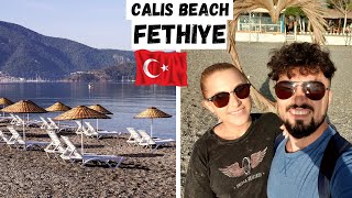 CALIS Beach in Fethiye  As GOOD as PEOPLE Say Travel in TURKEY Guide 2021🇹🇷 [upl. by Stila]