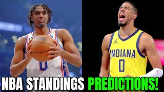 NBA Standings Predictions For Eastern amp Western Conference [upl. by Annodahs]