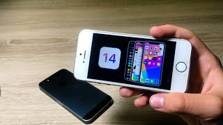 HOW TO GET iOS 14 iPhone SE first generation included [upl. by Eibocaj75]