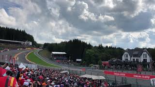 Spa F1 Formula 1 Belgian Grand Prix Start 2019 Silver 2 Grandstand [upl. by Lucia]