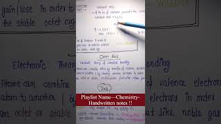 ValencyChemistry  Chapter 3 Chemical Reactions amp Bonds Lec15Part1 [upl. by Amby412]