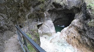 Almbachklamm mit Marmorkugelmühle und die Wildfrauen vom Untersberg Berchtesgadener Alpen [upl. by Durgy31]