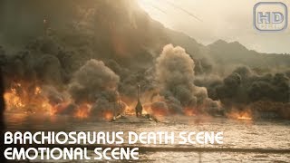 Emotional SceneBrachiosaurus Death Scene Jurassic World [upl. by Ulrica439]