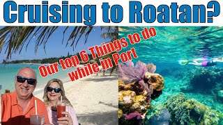 Roatan  our favorite shore excursions Snorkel Dive Zipline while in Port [upl. by Artened]