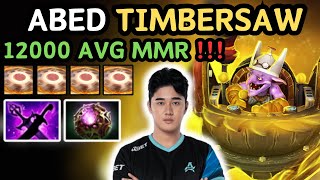 🔥 ABED TIMBERSAW Midlane Gameplay 737d 🔥 21 KILLS ABED  Dota 2 [upl. by Naraj]