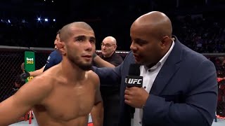 Muhammad Mokaev Octagon Interview  UFC 286 [upl. by Aid528]