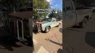 Cleaning the C10 Big10 Project Truck  Chevy csb 350 [upl. by Kitty]