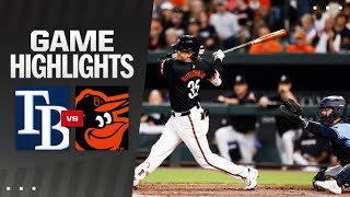 Rays vs Orioles Game Highlights 53124  MLB Highlights [upl. by Maridel203]