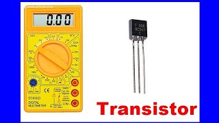 Como probar un transistor S9014 con multimetro digital [upl. by Eenaej]