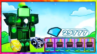 SONUNDA 🍀ST PATRICKS event Geldi Titan Clover Man DAHA FAZLASI Roblox Skibidi Toilet Tower Defense [upl. by Ridinger453]