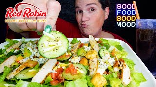 ASMR  RED ROBIN  AVOCOBBO SALAD  MUKBANG EATING SHOW asmr mukbang eating food [upl. by Coit]