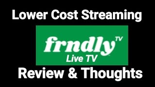 frndly TV REVIEW [upl. by Buyer103]