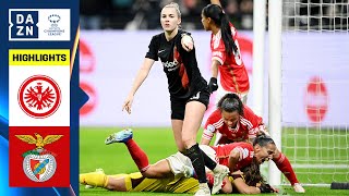 HIGHLIGHTS  Eintracht Frankfurt vs SL Benfica UEFA Womens Champions League 202324 Matchday 2 [upl. by Kcirdla186]