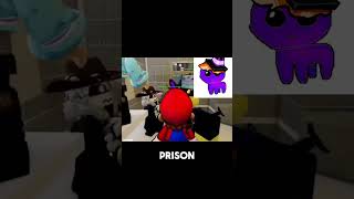 Mario goes to prison meme found from JustSomeFellowRedCrewmate2  shorts mariomemes aivoice voiceover [upl. by Obnukotalo]