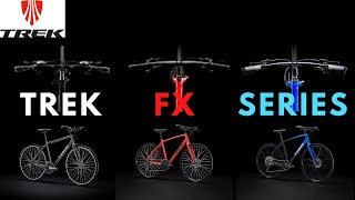 Trek FX Series 2023  FX 1 vs FX 1 Disc vs FX 2 Disc vs FX 3 Disc [upl. by Adnovahs]