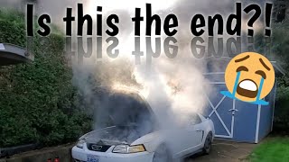 Turbo V6 Mustang Ep10 It blew up [upl. by Liag]