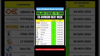 Best dividend stocks to invest in portfolio shorts beststocks nifty sharemarket bestinvestments [upl. by Leemaj]