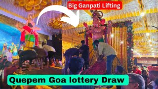 Ganpati Lifting Quepem Goa  Lottery Draw 2024 Finale  Visarjan  last Darshan 😢 [upl. by Arnulfo87]