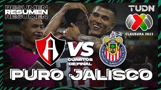 Resumen y goles  Atlas vs Chivas  CL2023  4tos  TUDN [upl. by Tterrej]