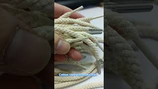 Stock selling drawstring cord for hoodie and pants garmentaccessoriesdrawcord drawstringcord [upl. by Ardnasella860]