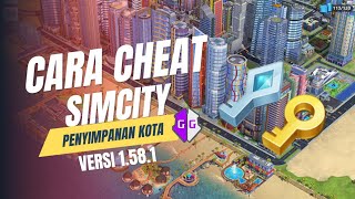 CARA CHEAT SIMCITY  GOLD PLATINUM  GAME GUARDIAN VERSI 1581 [upl. by Naeerb]