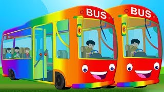 Ruedas en el autobús  canción para niños  Canciones para bebés  Bus Song  Wheels On The Bus [upl. by Nairot458]