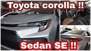 TOYOTA COROLLA SE 2020  revision completa  interior y exterior en español [upl. by Rawley744]