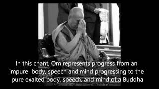 Om Mani Padme Hum with Prayers by His Holiness The Dalai Lama [upl. by Ledairam60]