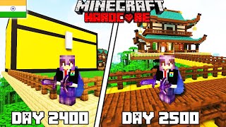 I Survived 2500 Days In Jungle Only World Minecraft HardcoreHindi [upl. by Francois]