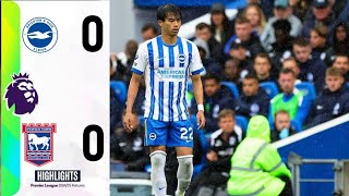 Brighton vs Ipswich Town 00 Highlights  Premier League  20242025 [upl. by Fedora348]