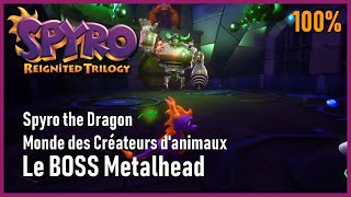 Spyro the Dragon  Monde des Créateurs danimaux  Metalhead [upl. by Llertnod]