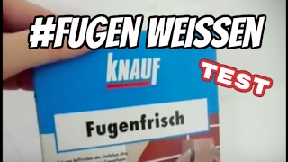 Fugen frisch weissen mit Knauf Fugenfrisch [upl. by Giffy]