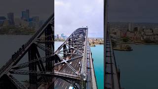 Unifying Pathways Railway Roadways amp Seaway at Sydney Harbour Bridge 💕💪 travel australia train [upl. by Nilrac]