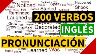 Los 100 verbos irregulares más usados en inglés con pronunciación y significado en español [upl. by Aihsemot]