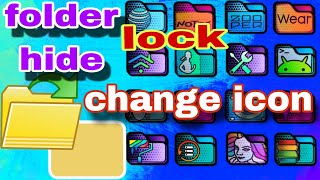 folder hide and unhide in telugu how to set folder lock 🔐🔐🔐🔐🔏🔓 folder photo setting in telugu [upl. by Nadeen]