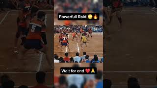 Powerfull Raid 😳🔥short viral viralshort kabaddi kabaddilife [upl. by Morocco899]