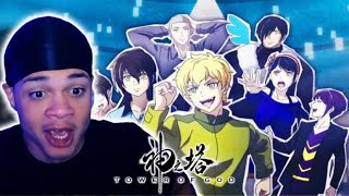 NON TOWER OF GOD FAN REACTS TO All Tower Of God Openings amp Endings [upl. by Emirej409]