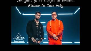 LETRA Adictiva Anuel AA ft Daddy Yankee [upl. by Funk]