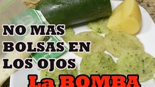 BOMBA natural para acabar con los ojos hinchados  ojeras y bolsas [upl. by Ahtiek]