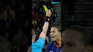 Virgil van Dijk SENT OFF 🟥 UNL NationsLeague [upl. by Arramas875]